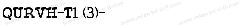 QURVH-T1 (3)字体转换
